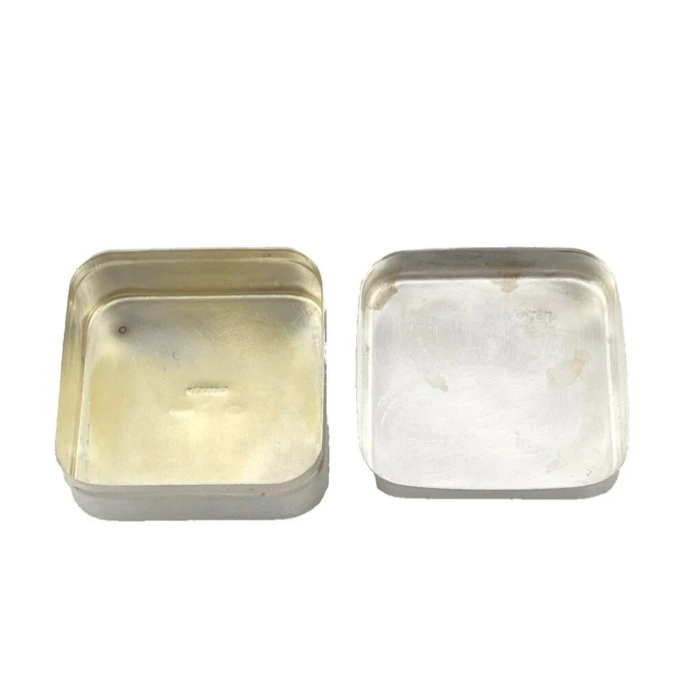 Vintage Kessaris Italian 800 Silver Delta Gamma Sorority Pillbox Boxed